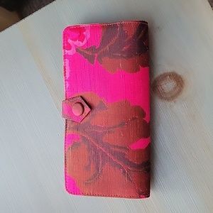 Star of Siam Pure Silk Wallet & Matching Keychain